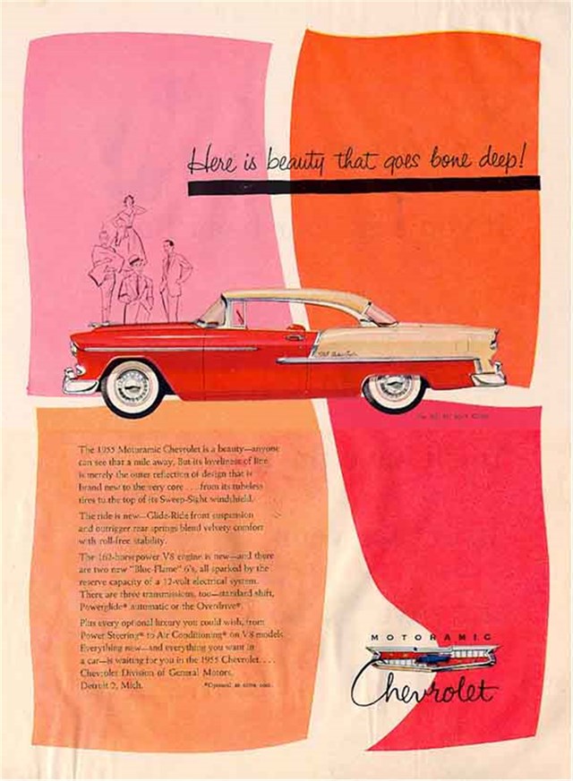 Chevrolet Bel Air 1955 #114 publicidad impresa