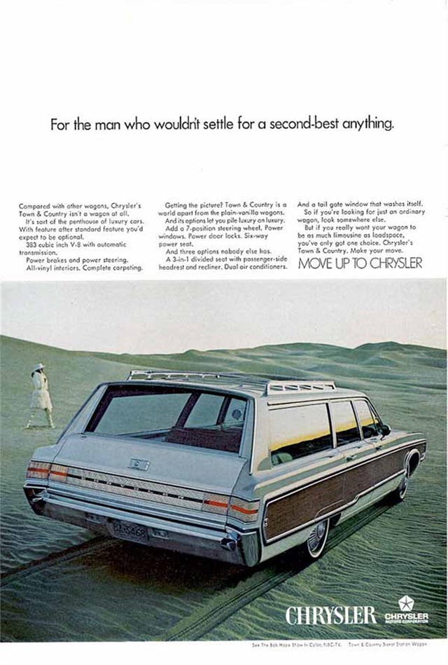 Chrysler Town & Country 1968 #822 publicidad impresa