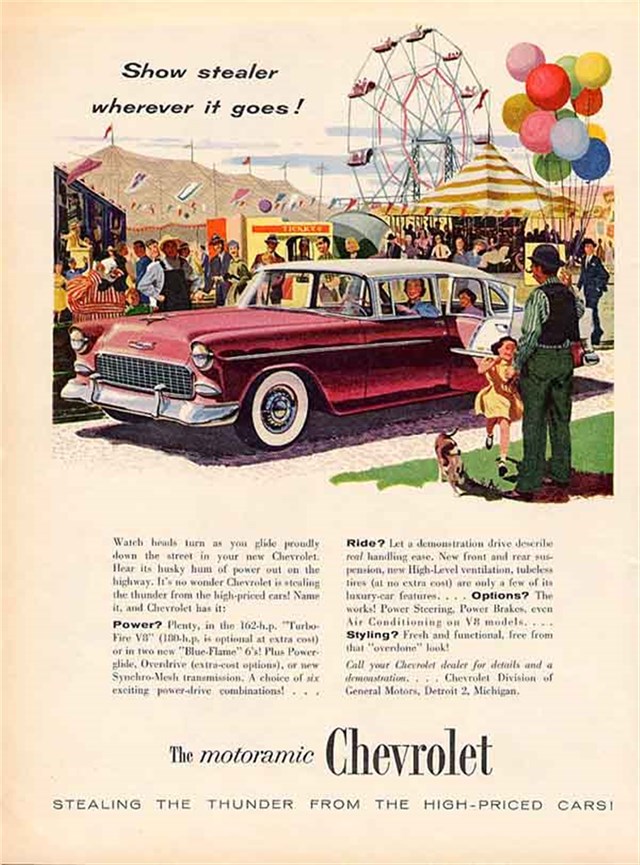 Chevrolet Bel Air 1955 #116 publicidad impresa