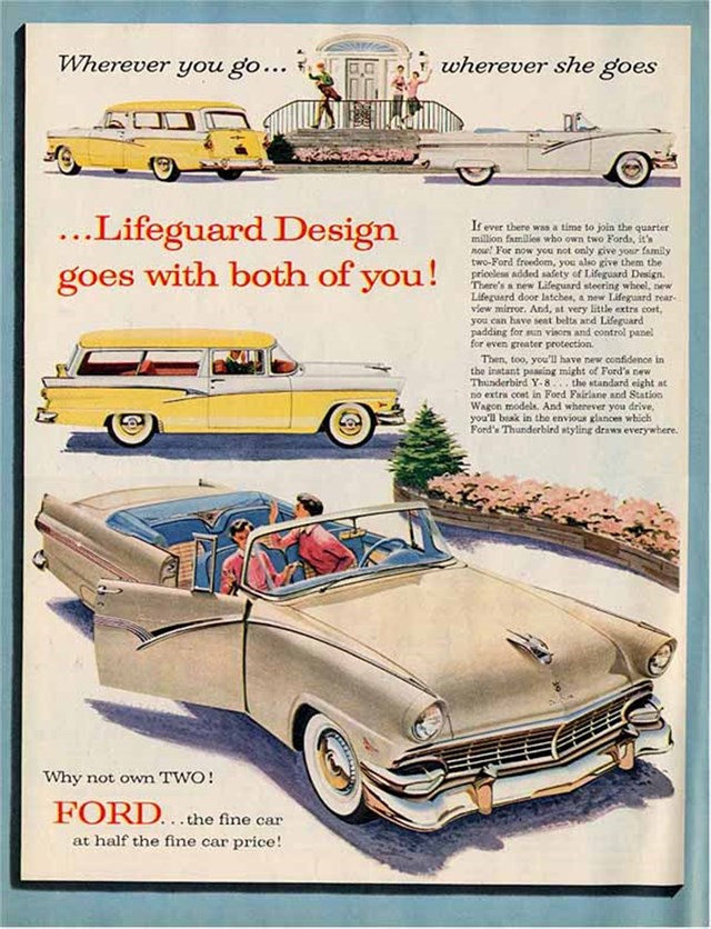 Ford Varios 1956 #213 publicidad impresa