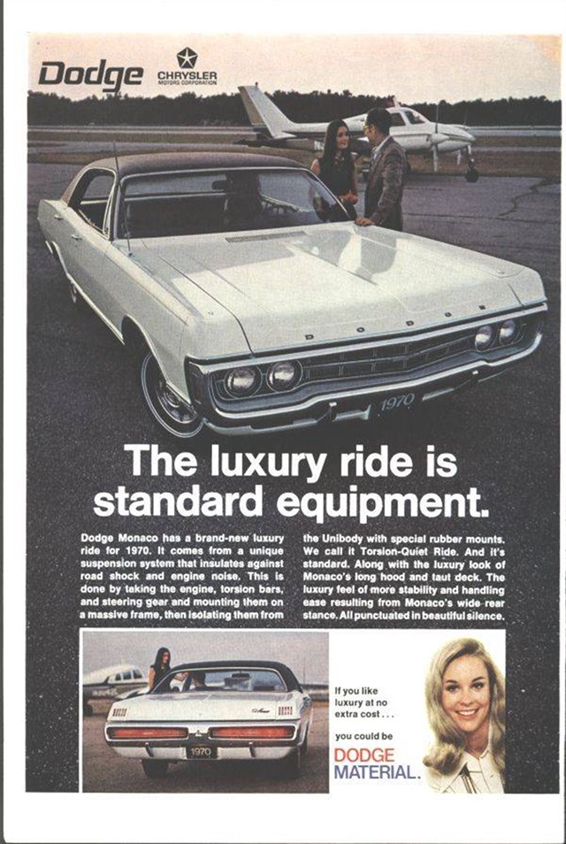 Dodge Monaco 1970 #39 publicidad impresa
