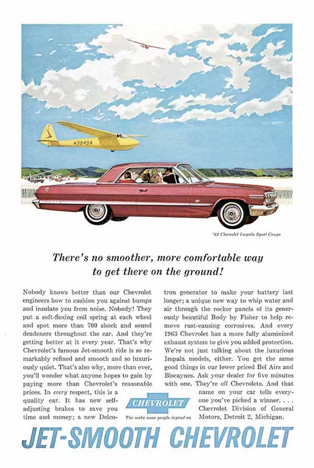 Chevrolet Impala 1963 #625 publicidad impresa