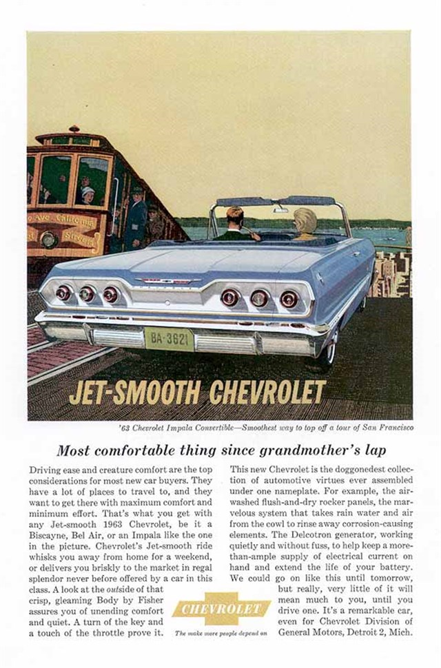 Chevrolet Impala 1963 #626 publicidad impresa