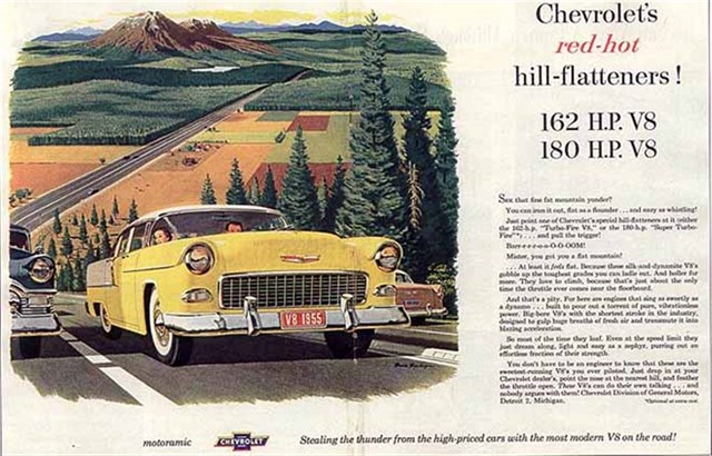 Chevrolet 210 1955 #119 publicidad impresa
