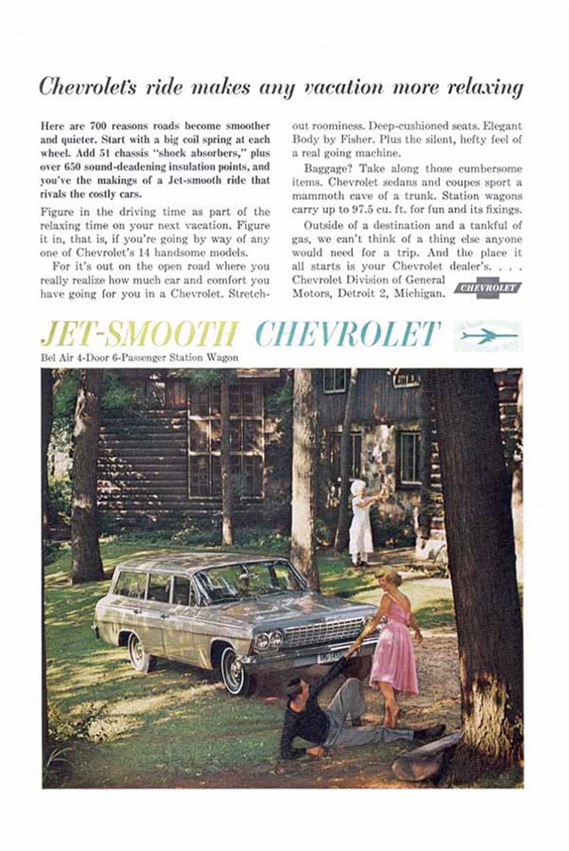 Chevrolet Station Wagon 1963 #627 publicidad impresa