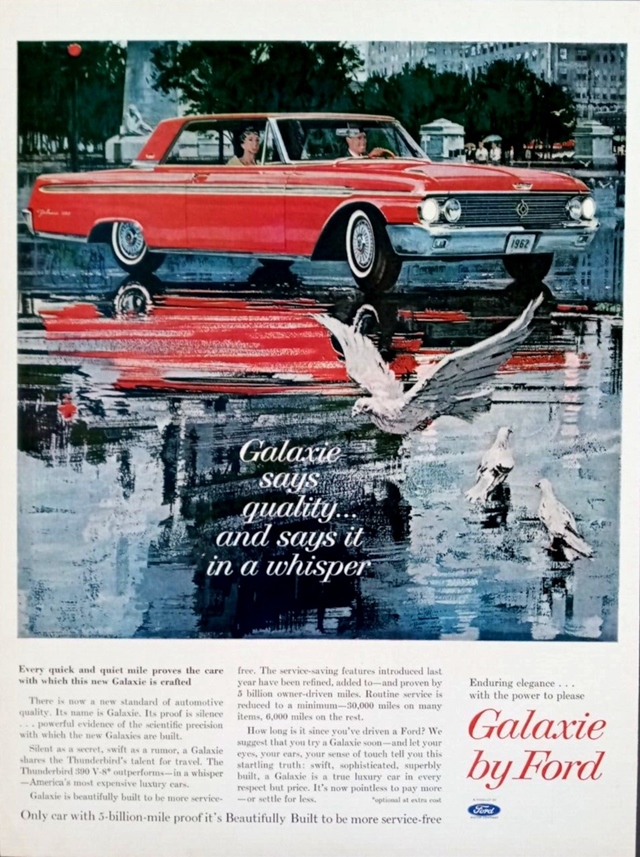 Ford Galaxie 1962 #1188 publicidad impresa