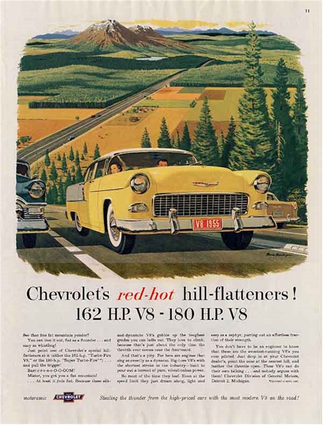 Chevrolet 210 1955 #120 publicidad impresa