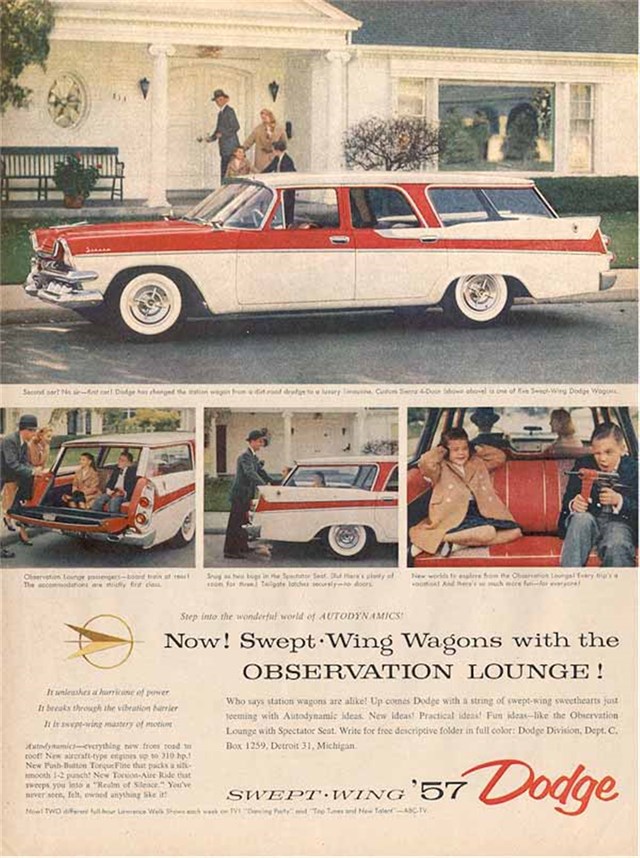 Dodge Sierra 1957 #416 publicidad impresa
