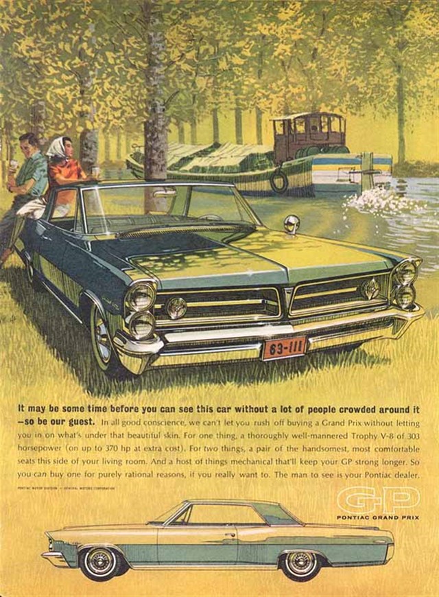 Pontiac Grand Prix 1963 #728 publicidad impresa