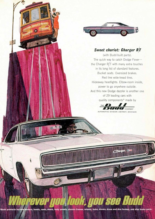 Advertising of Dodge Charger 1968 #1253