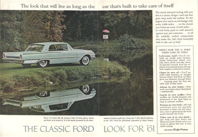Advertising of Ford Galaxie 1961 #44
