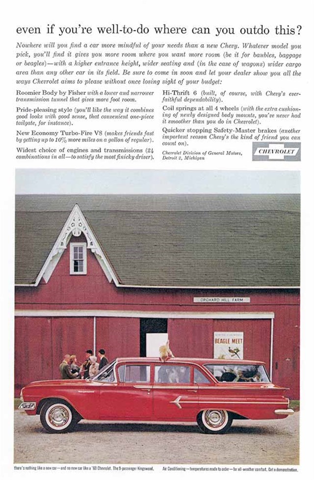 Chevrolet Station Wagon 1960 #548 publicidad impresa