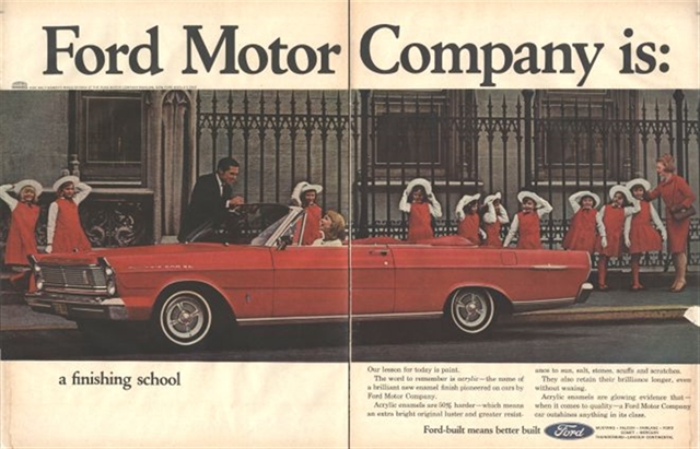 Ford Galaxie 1965 #45 publicidad impresa