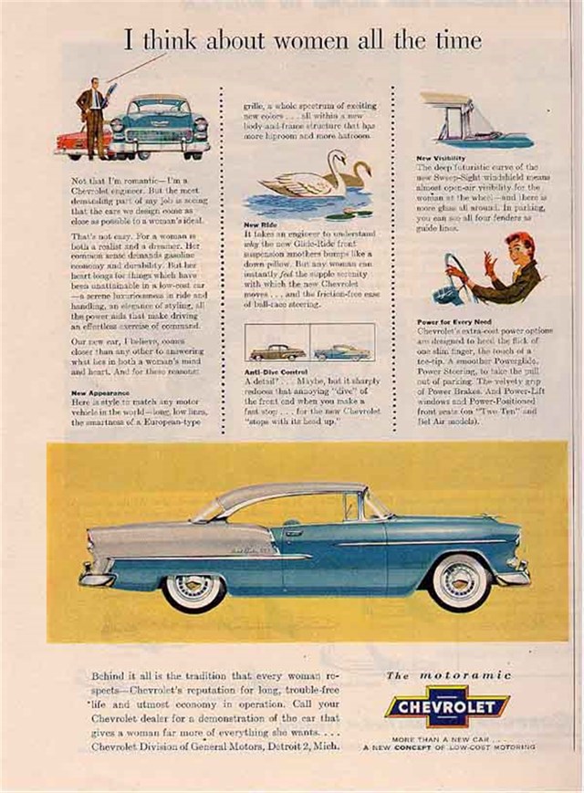 Chevrolet Bel Air 1955 #123 publicidad impresa