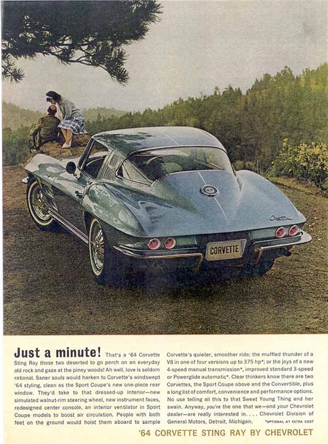 Chevrolet Corvette 1964 #632 publicidad impresa