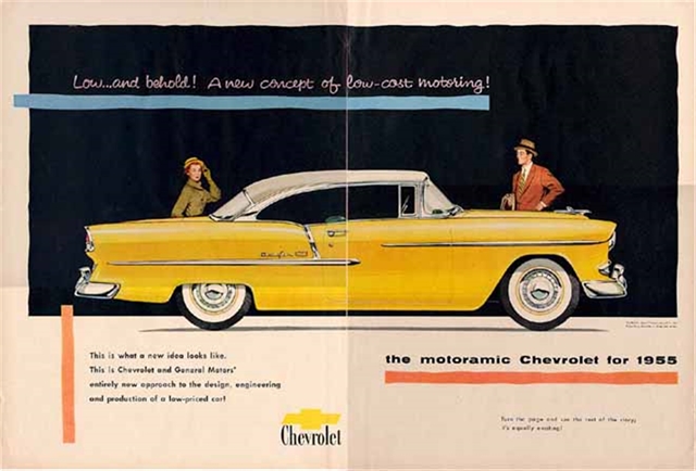 Chevrolet Bel Air 1955 #125 publicidad impresa