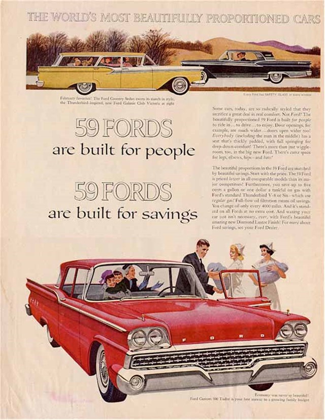 Ford Varios 1959 #221 publicidad impresa