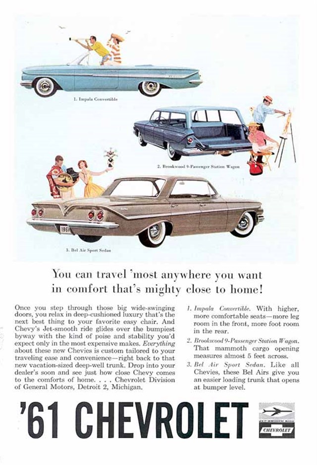 Chevrolet Varios 1961 #551 publicidad impresa