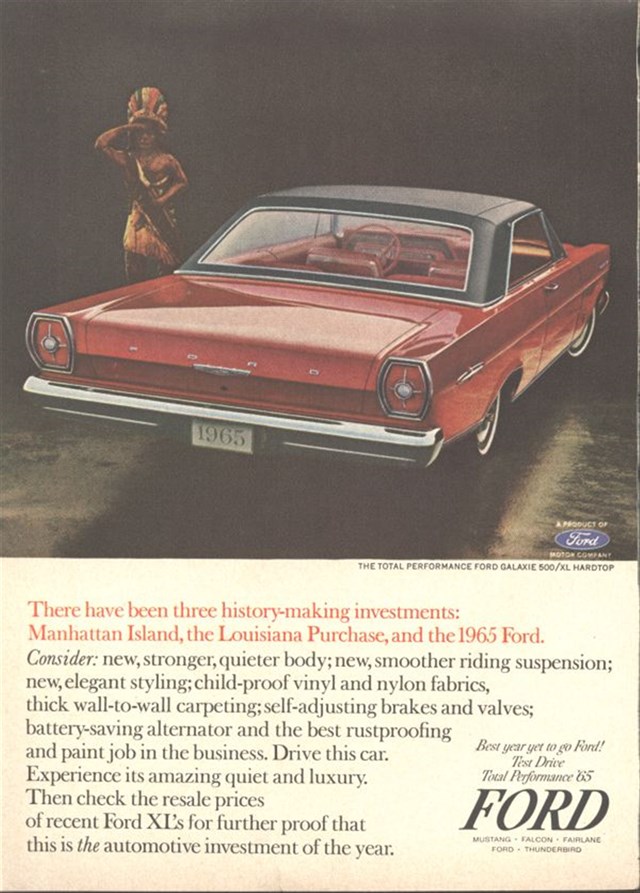 Ford Galaxie 1965 #48 publicidad impresa