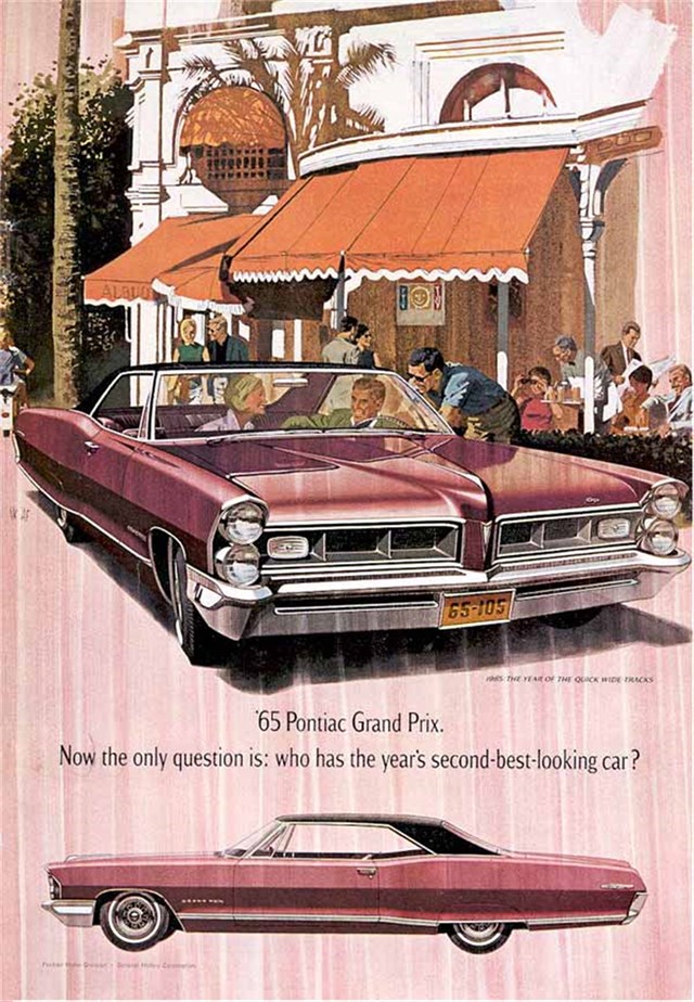 Pontiac Grand Prix 1965 #734 publicidad impresa