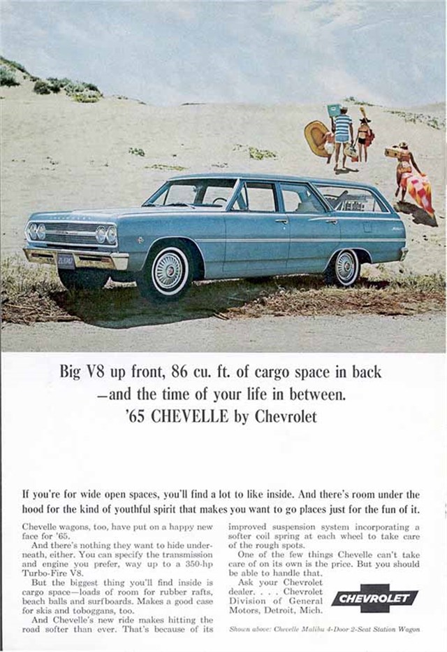 Chevrolet Chevelle 1965 #635 publicidad impresa