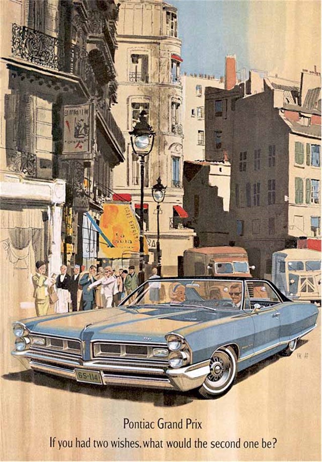 Pontiac Grand Prix 1965 #735 publicidad impresa