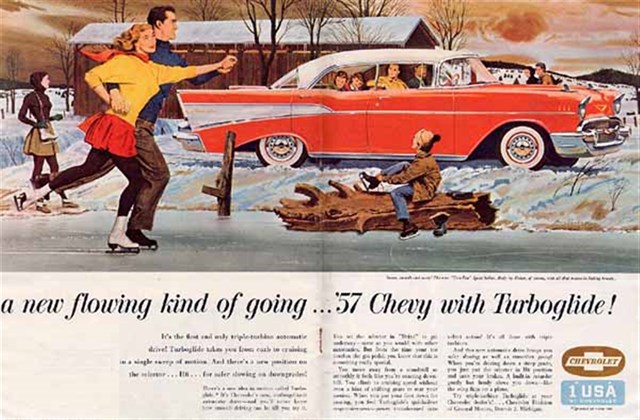 Chevrolet Bel Air 1957 #935 publicidad impresa