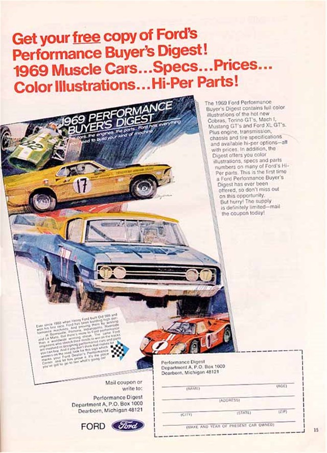 Ford Varios 1969 #1035 publicidad impresa
