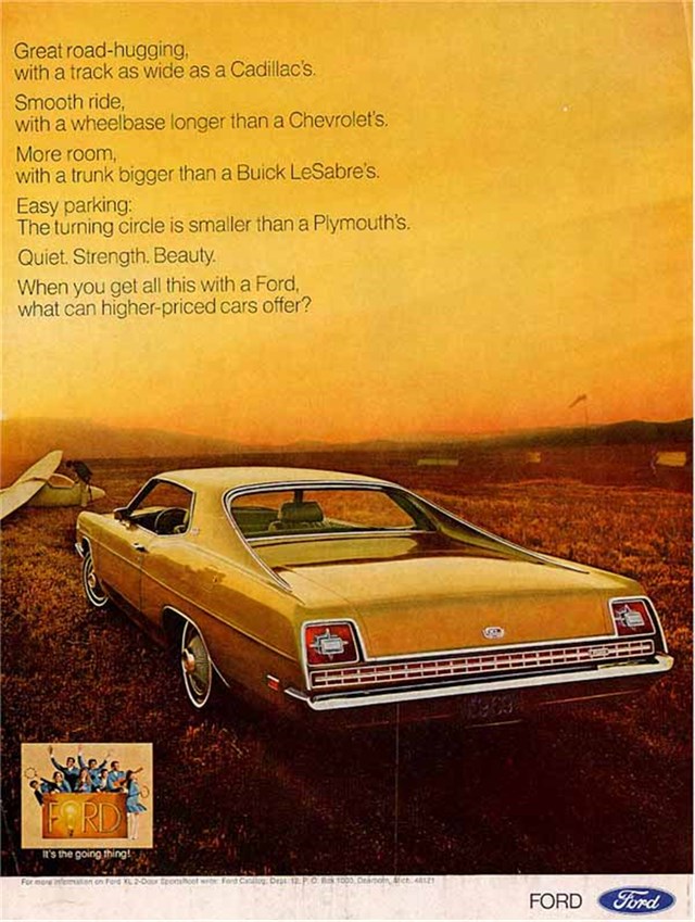 Ford XL 1969 #1036 publicidad impresa