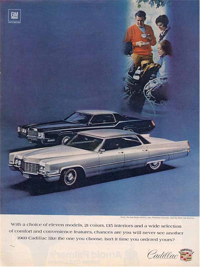 Cadillac Varios 1969 #1038 publicidad impresa