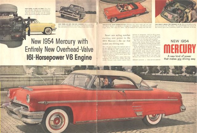 Mercury Monterey 1954 #53 publicidad impresa
