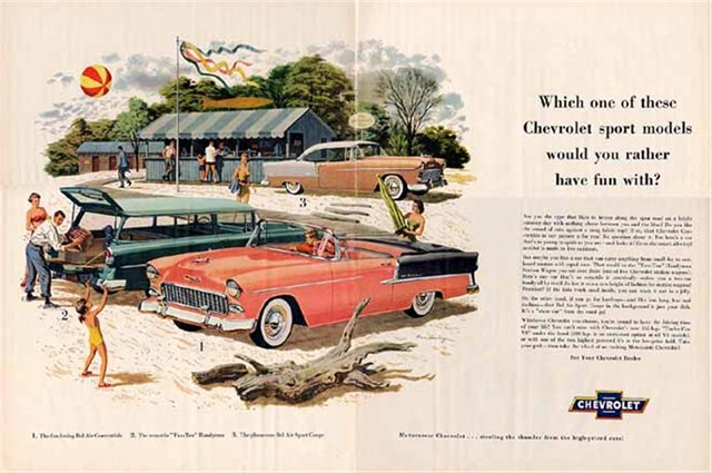 Advertising of Chevrolet Varios 1955 #130