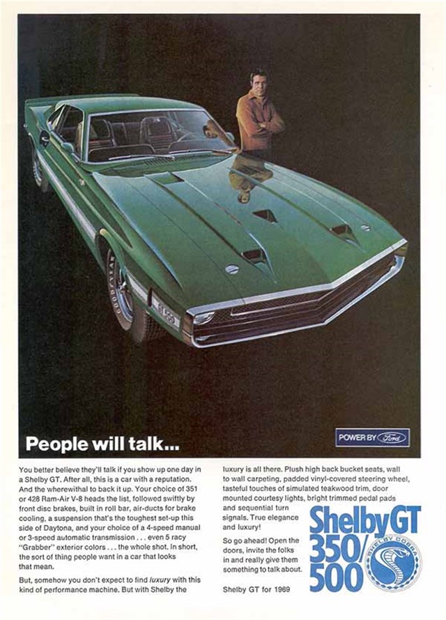 Ford Mustang 1969 #839 publicidad impresa