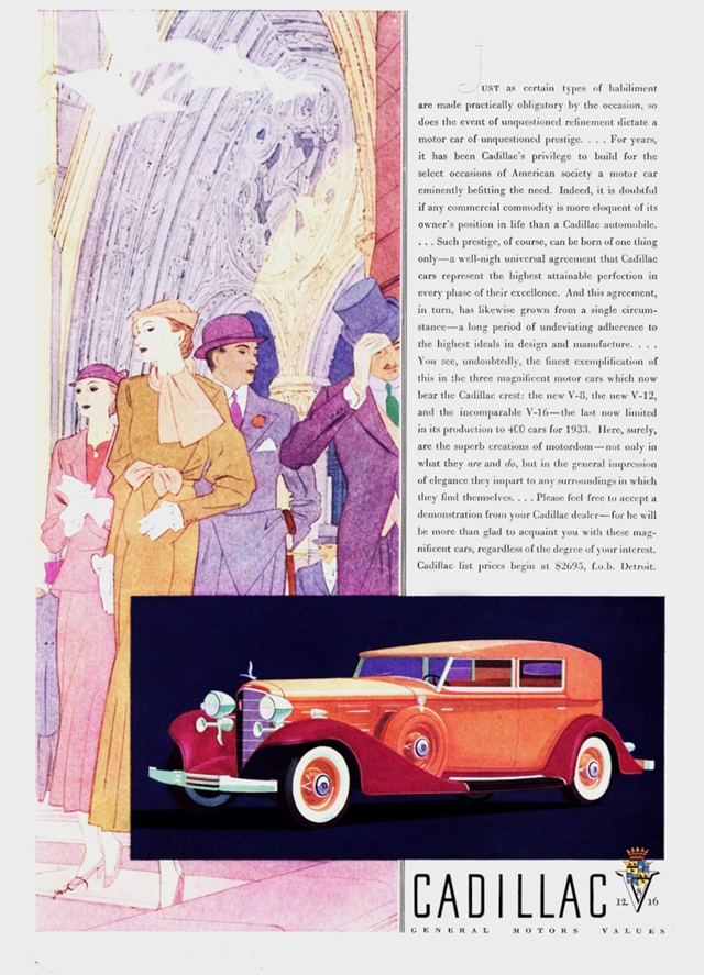 Advertising of Cadillac 400 1933 #1149