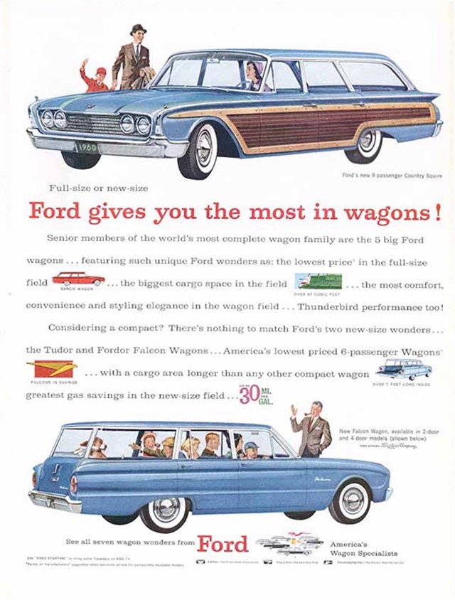 Ford Vagoneta 1960 #228 publicidad impresa