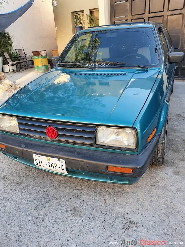 91 volkswagen Golf - Desfile Monterrey Día Nacional del Auto Antiguo