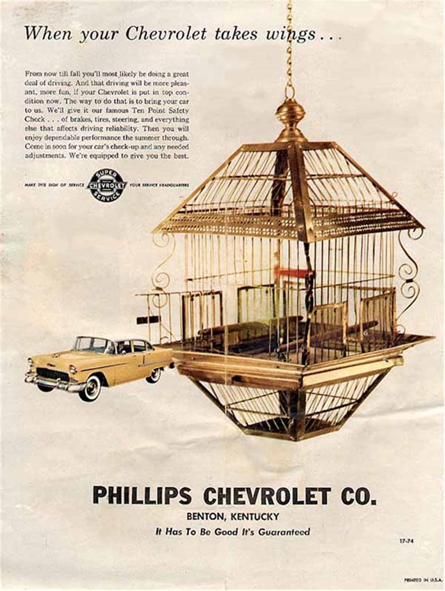 Chevrolet Varios 1955 #132 publicidad impresa