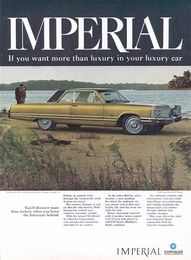 Advertising of Chrysler Imperial 1968 #841