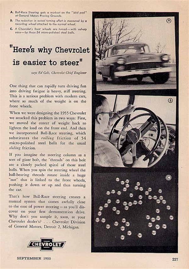 Chevrolet Varios 1955 #133 publicidad impresa