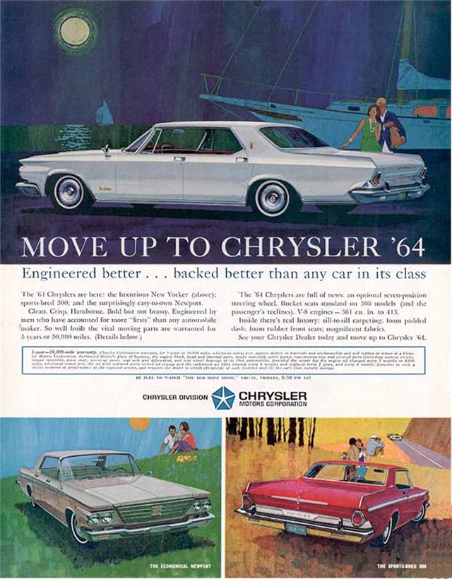 Chrysler Newport 1964 #642 publicidad impresa