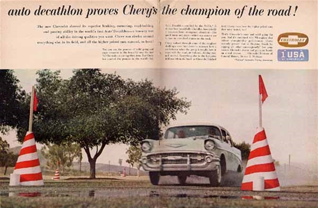 Chevrolet Varios 1957 #942 publicidad impresa