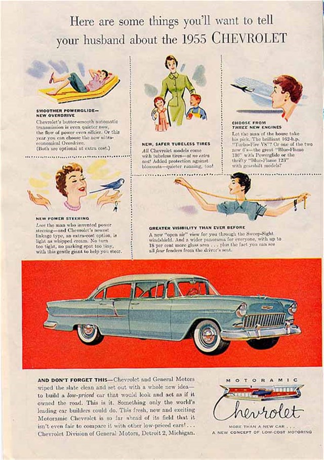 Chevrolet 210 1955 #134 publicidad impresa