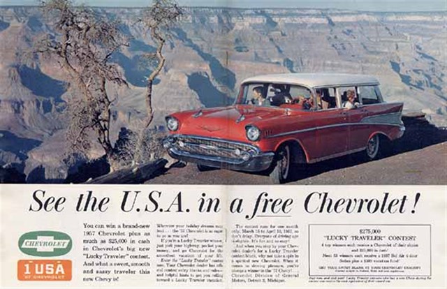 Chevrolet Bel Air Townsman 1957 #943 publicidad impresa