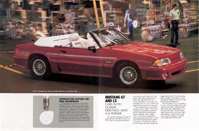 Advertising of Ford Mustang 1989 #1140