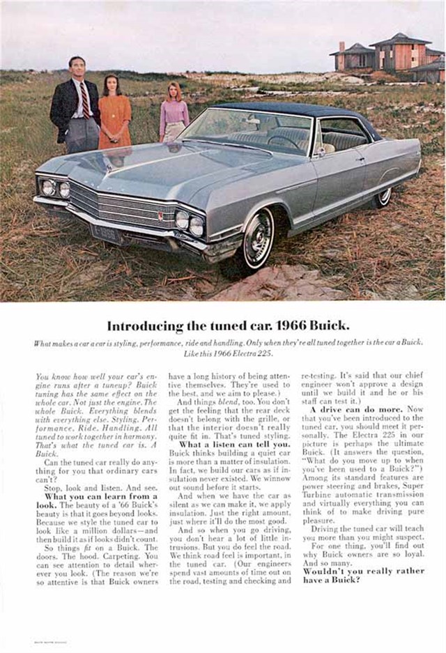 Buick Electra 1966 #744 publicidad impresa