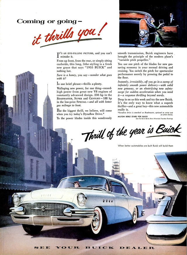 Buick Super 1955 #1272 publicidad impresa