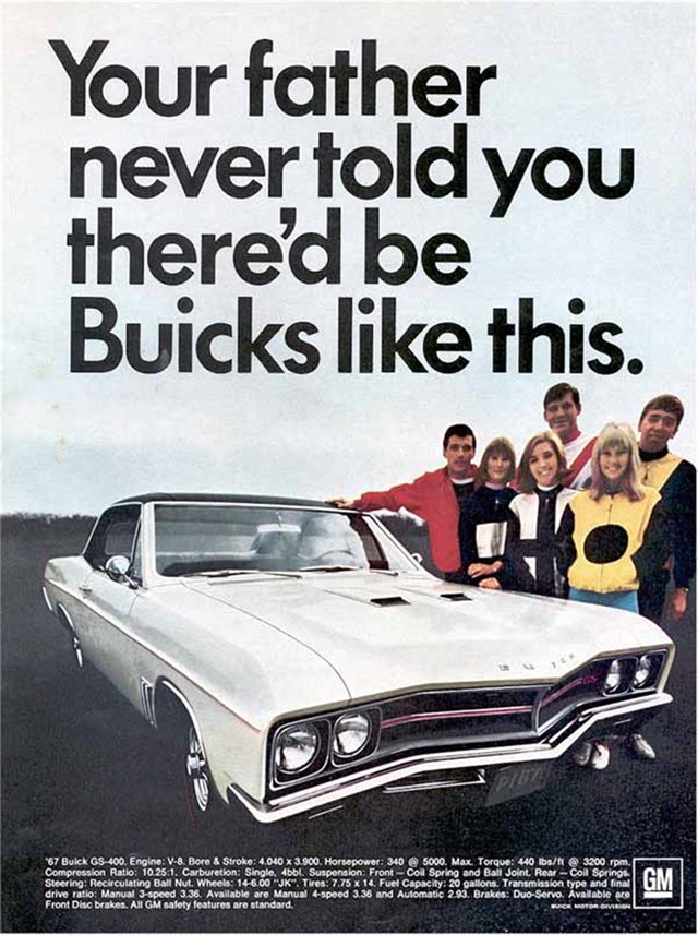 Buick GS-400 1967 #746 publicidad impresa