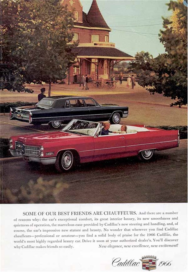 Advertising of Cadillac de Ville 1966 #747