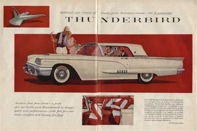 Advertising of Ford Thunderbird 1958 #62