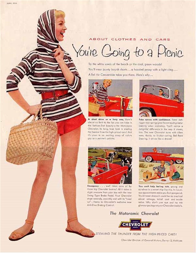 Chevrolet Bel Air 1955 #139 publicidad impresa